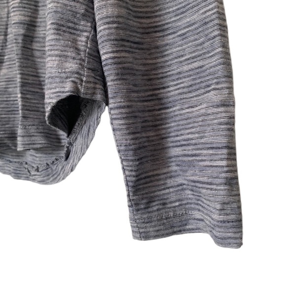 Original Penguin Mens Henley Raglan Long Sleeve Button Shirt Sweater Gray Blue - Picture 8 of 10